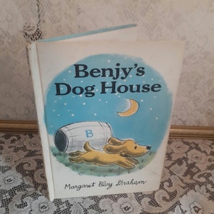 Vintage children’s book, Benjy’s Dog House by Margaret Bloy Graham, 1973 hardcover, dog story, classic kids book, animal adventure