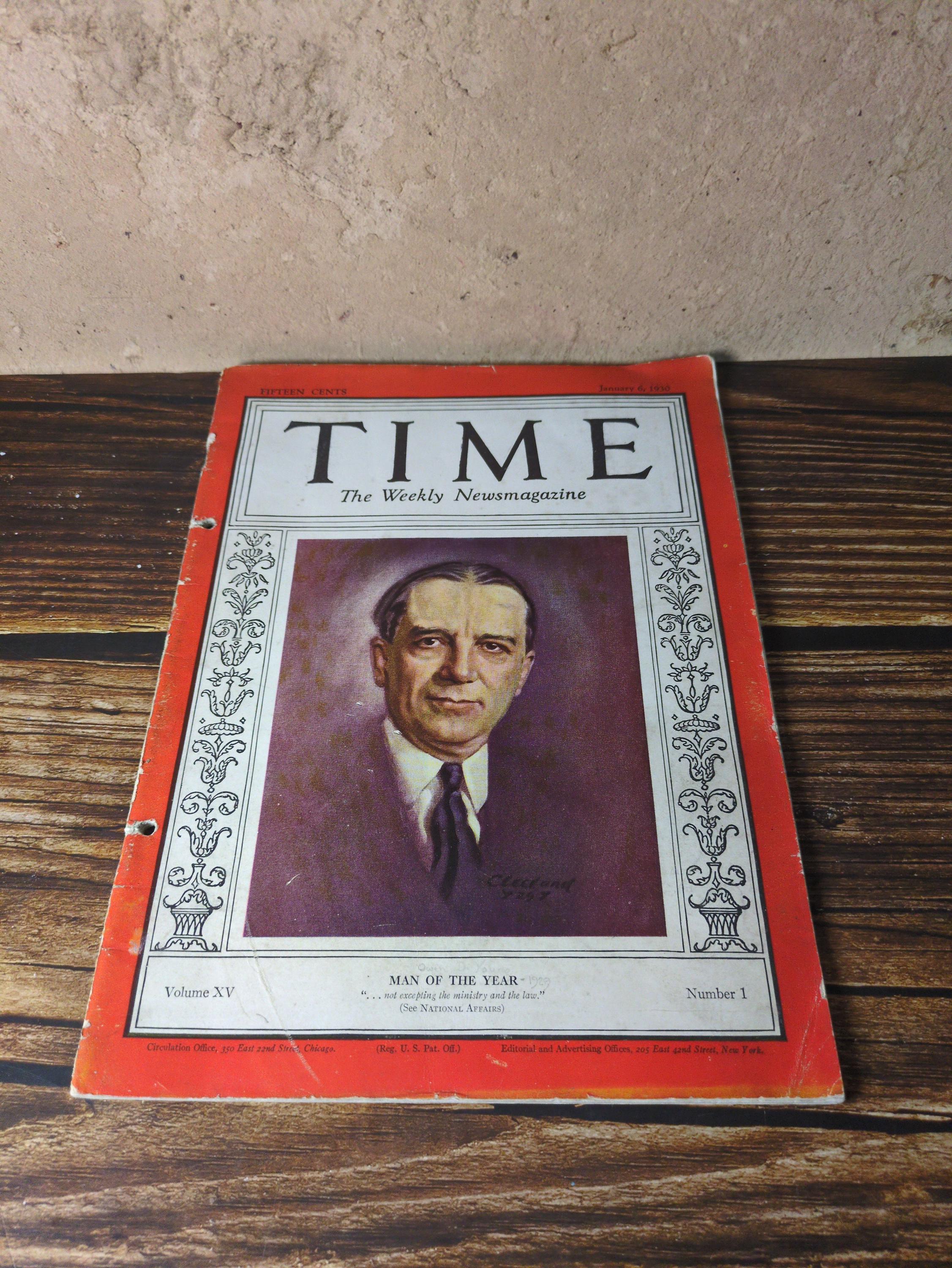 Vintage Time Magazines - Etsy