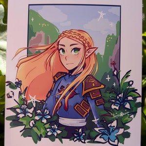Zelda BOTW Sheikah Legende von Zelda Breath of the Wilds Druck