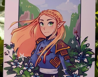 Zelda BOTW Sheikah Legend of Zelda Breath of the Wild Print