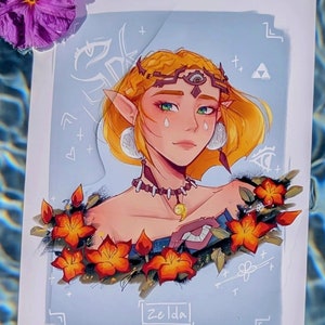 Zelda TOTK Sundelion Legend of Zelda Tears of the Kingdom Art Print