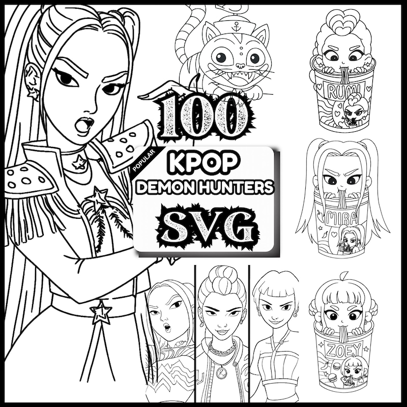 Guerreras del kpop vector - Etsy México
