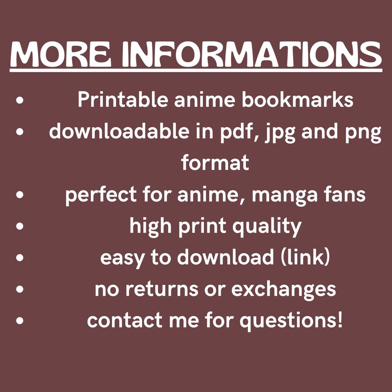Jujutsu Kaisen Printable Bookmarks Yuji Nobara Megumi Anime Set Etsy