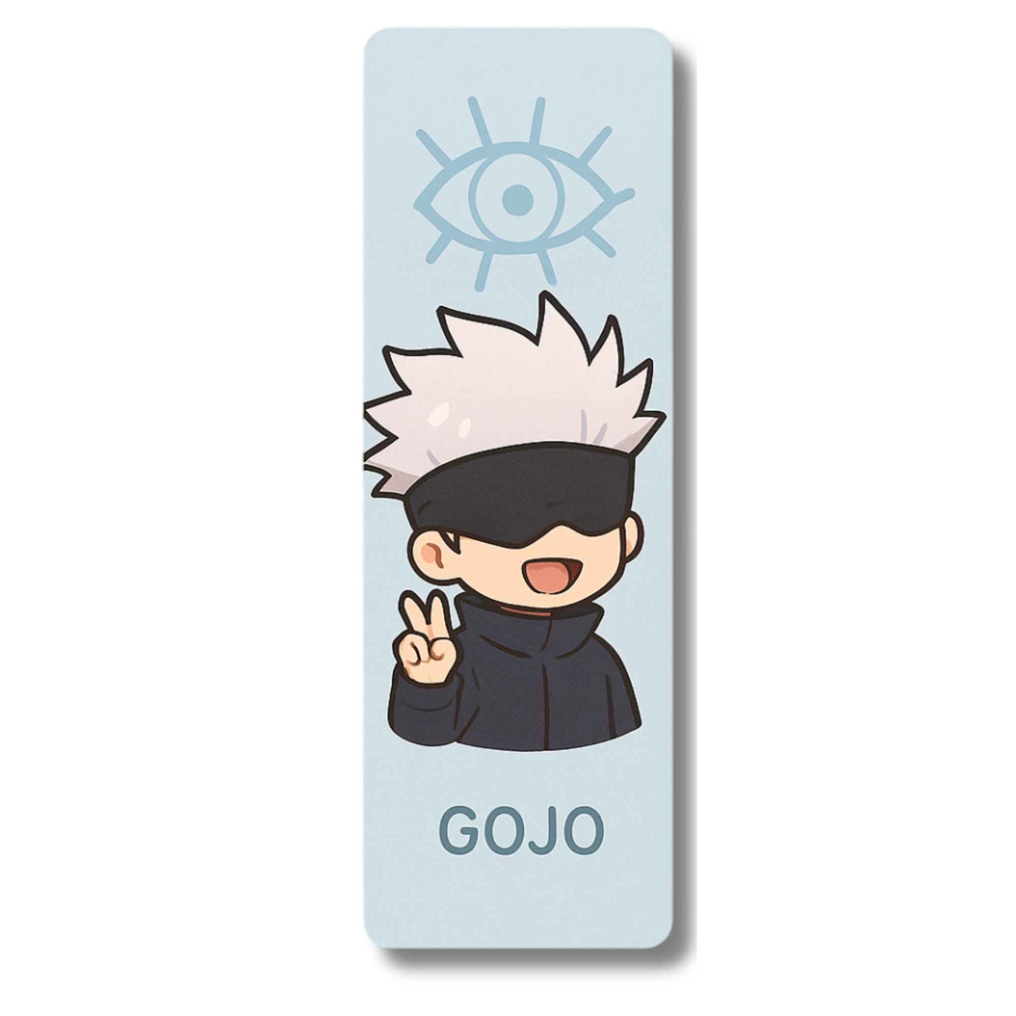 Bookmarks Pattern Gojo Jujutsu Kaisen Bookmarks – Chibi Gojo, Yuji, Megumi (printable PDF Set ...