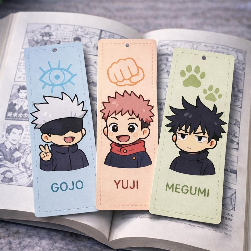 Bookmarks Pattern Gojo Gojo Bookmark Jjk - Etsy