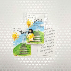 Mini Jesus Figurine, Little Jesus Pocket Cards, Church Party Favors ...