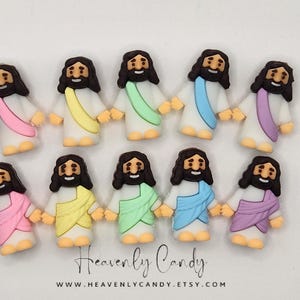 Mini Jesus Figurine, Little Jesus Pocket Cards, Church Party Favors ...