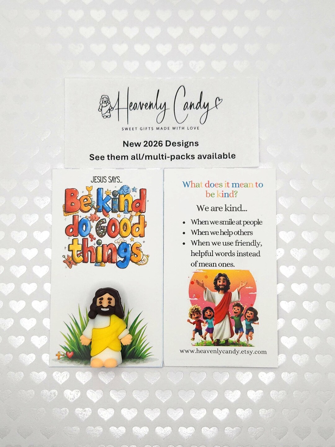 Mini Jesus Figurine, Little Jesus Pocket Cards, Church Party Favors ...