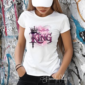 Camiseta de la hija del rey, ropa cristiana, camiseta cristiana basada en la fe, regalos cristianos, camiseta inspiradora, camiseta religiosa,