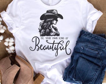 Vaquera occidental PNG, sé tu propio tipo de hermoso diseño de camiseta PNG, sublimación de chica de campo, estética de rodeo, descarga digital