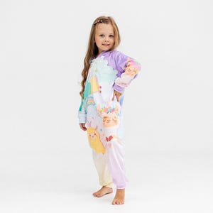 Kigurumi, Pajamas, Plush Velour, Kigurumi Lama, Soft Onesie for Adults and Kids, Animal Costume, Perfect Gift, Warm Sleepwear