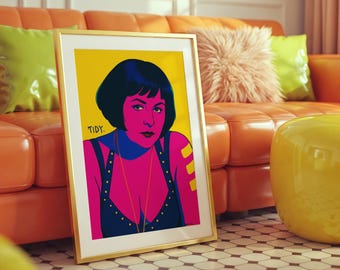 Impresión de Nessa de Gavin y Stacey: Arte pop galés divertido (descarga digital)