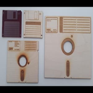 Floppy Disk Drink Coasters SVG