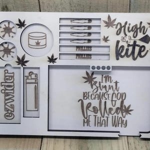 Rolling Tray SVG File Laser Engraving