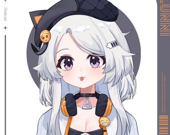 Modelo público prediseñado de VTuber Live2D | Lunni, la linda chica | Completamente armado | Modelo de VTube Studio listo para usar