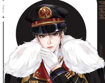 Live2D Public Premade Model VTuber | Captain | 【Finn】 | Over 10 expressions