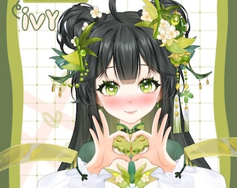 Live2D Public Premade Model VTuber | 【Ivy】 | Over 13 expressions
