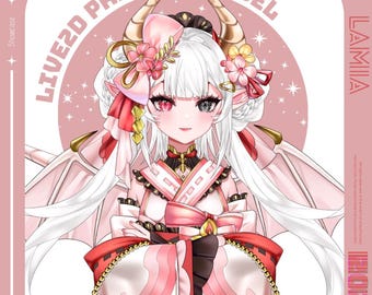 Live2D Public Premade Model VTuber | 【Lamia】 | Over 23 expressions