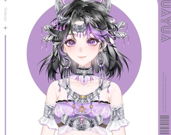 Live2D Public Premade VTube Model | Dancer Huayua | Fully Rigged | Ready-to-Use VTube Studio Model