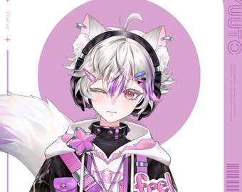 Live2D Public Premade Model VTuber | 【Yuuto】 | Over 10 expressions