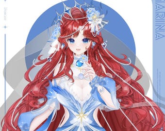 Live2D Public Premade Model VTuber | 【Marina】 | Over 19 expressions