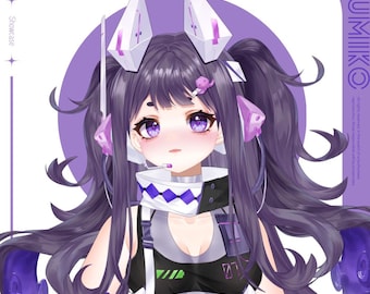 Live2D Public Premade Model VTuber | 【Fumiko】 | Over 19 expressions