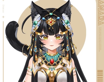 Live2D Public Premade Model VTuber | 【Yanara】 | Over 25 expressions