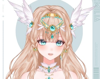 Live2D Public Premade Model VTuber | 【Emilia】 | Over 19 expressions