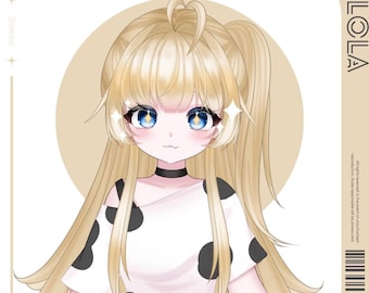 Live2D Public Premade Model VTuber | 【Lola】 | 8 expressions