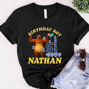 Custom Grizzy Birthday Shirt, Lemmings Birthday T-shirt, The Lemmings shirt Grizzy Birthday Family Tee