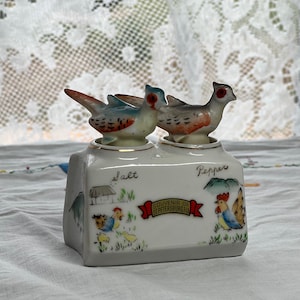 Vintage Pheasant Salt and Pepper Shaker