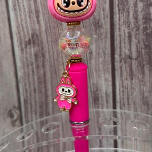 Labubu Beaded Pen with charm