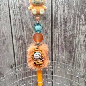 Labubu Beaded Pen with charm