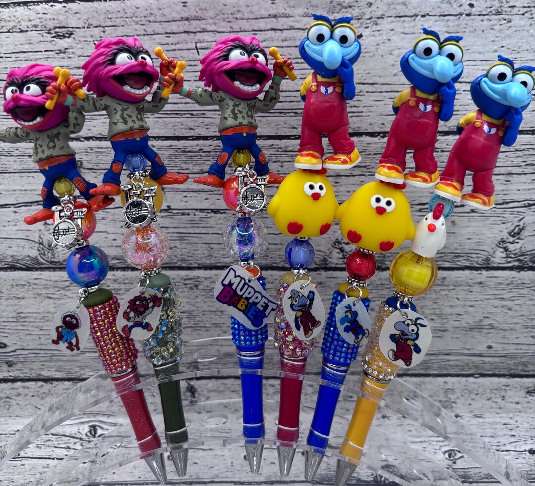 Muppets Beaded Pen PLZ READ Description - Etsy