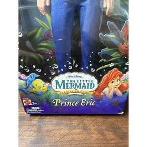Vintage Disney The Little Mermaid Special Edition Prince Eric doll image 5