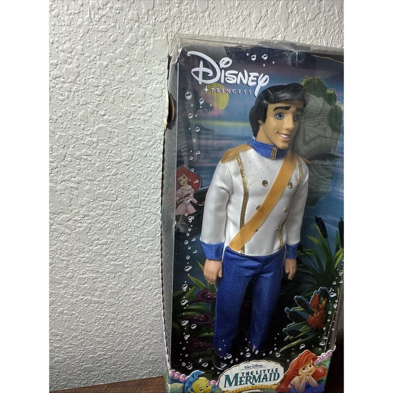 Vintage Disney The Little Mermaid Special Edition Prince Eric doll image 3