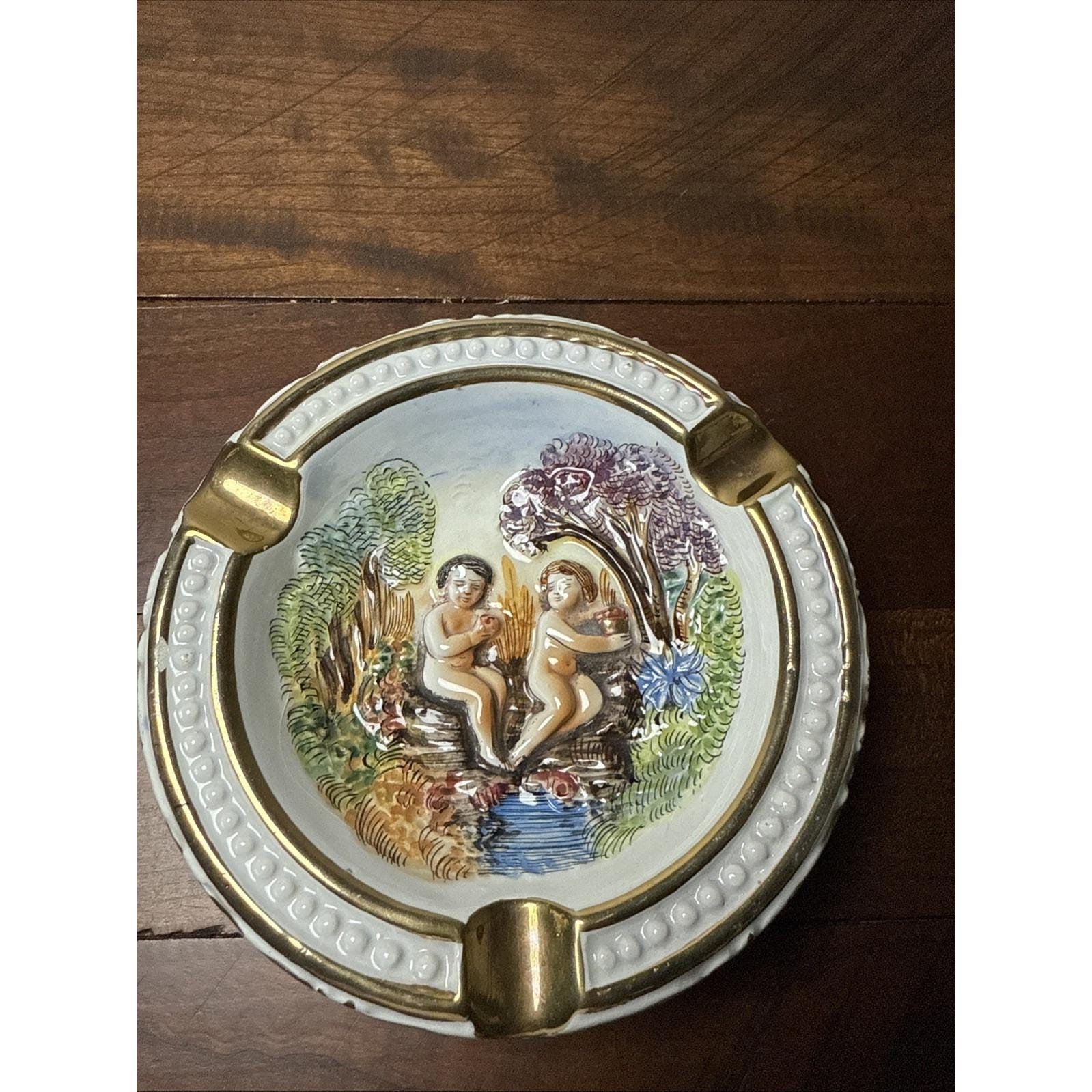 Capodimonte Ashtray - Etsy