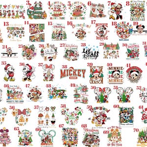 Disney Christmas Trees Dtf,MickeysTree Farm Dtf,Mickey co.Dtf,Christmas Nutcracker Dtf,Merry Christmas Dtf,Transfer,Heat,Press Transfer