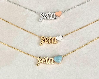 Zeta Tau Alpha Necklace, ZTA Necklace, Zeta Tau Alpha Jewelry, Zeta Tau Alpha Sorority, Zeta Tau Alpha Merchandise, ZTA Jewelry, Zeta Day