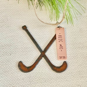 Lacrosse Ornament, Personalized Lacrosse Ornament, Lacrosse Sticks Ornament, Holiday Ornament, Keepsake Ornament