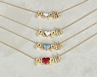 Pi Phi Necklace, Pi Beta Phi Jewelry, Pi Beta Phi Sorority, Pi Beta Phi Necklace, Pi Beta Phi Merchandise, Pi Beta Phi Gifts, Pi Phi Merch