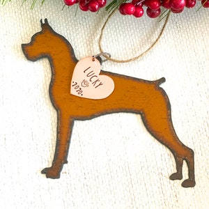 Boxer Ornament, personalisierte Hundeverzierung, Boxer Ornament, 2024 Haustier Ornament, Pelz Baby Ornament, individuelle Hundeornament