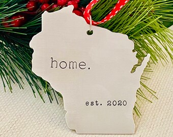 For Memories 3 inches WI City//State Christmas 2020 Keepsake Ornament Sparta Wisconsin