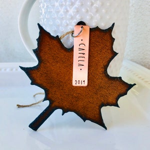 Ahornblatt Ornament, Kanada Ornament, kanadisches Ahornblatt, Ahornblatt Ornament, Familien Ornament, Andenken Ornament