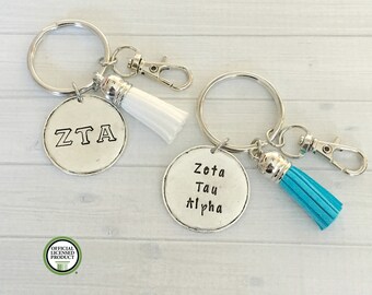 ZTA Zeta Tau Alpha Zeta Mountain Keychain Sorority Gift Sorority Keychain