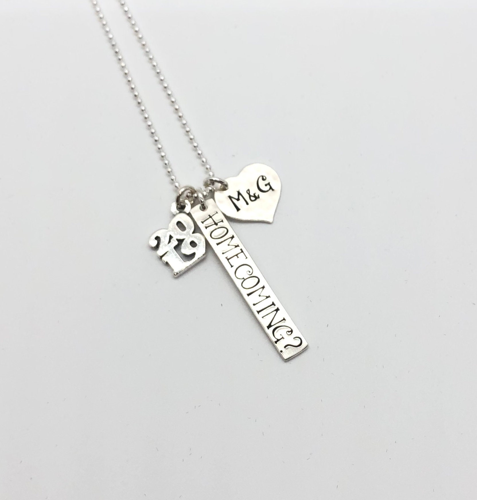 Homecoming Proposal Necklace, HOCO Jewelry, Promposal Necklace, Promposal Gift, Prom Proposal Necklace, Prom Jewelry, Cotillion Necklace,