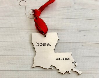 Louisiana Ornament, Personalized Louisiana Ornament, Louisiana Christmas Ornament, Louisiana Home, 2023 Holiday Ornament, Keepsake Ornament