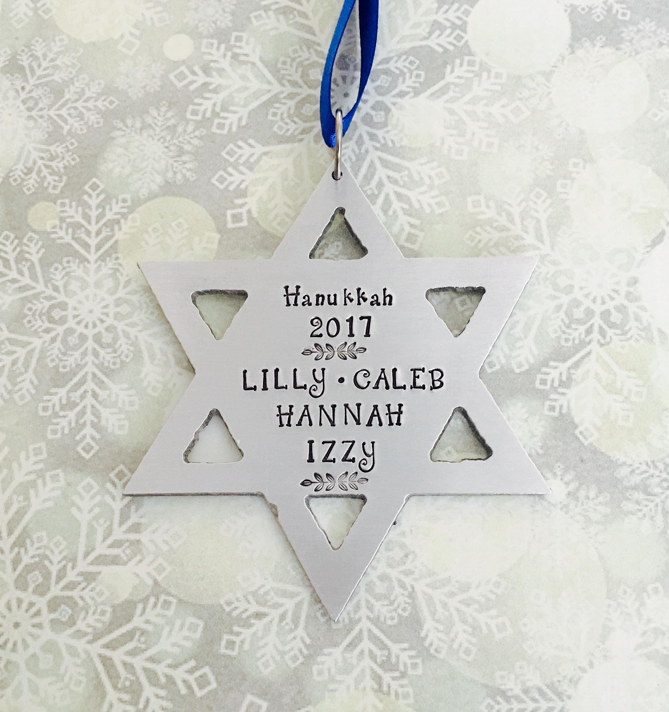 Star of David Ornament Personalized Star of David Ornament Etsy