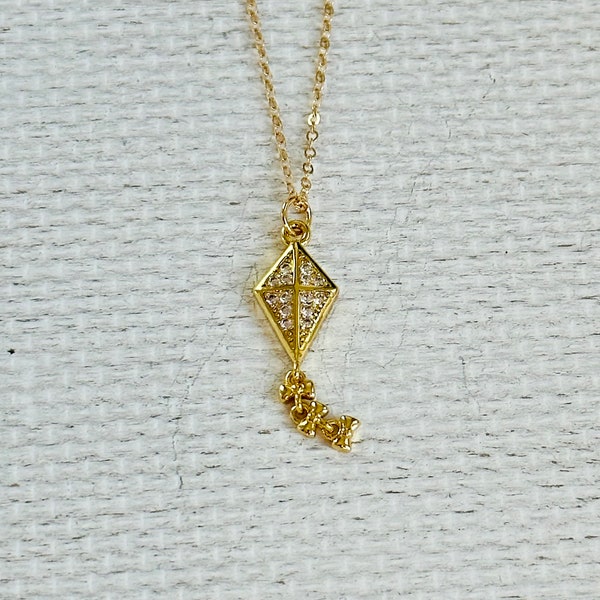 Kappa Alpha Theta Necklace, Kappa Alpha Theta Kite Necklace, Kappa Alpha Theta Sorority Jewelry, Big Little Sorority Gift