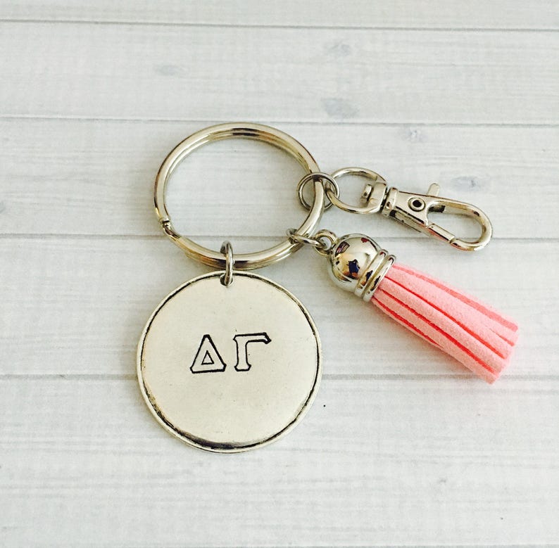 Delta Gamma Key Chain Sorority Key Chain Tassel Key Chain Etsy
